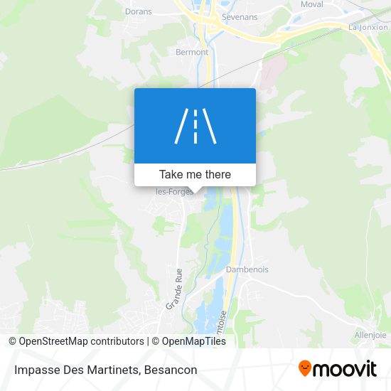 Impasse Des Martinets map