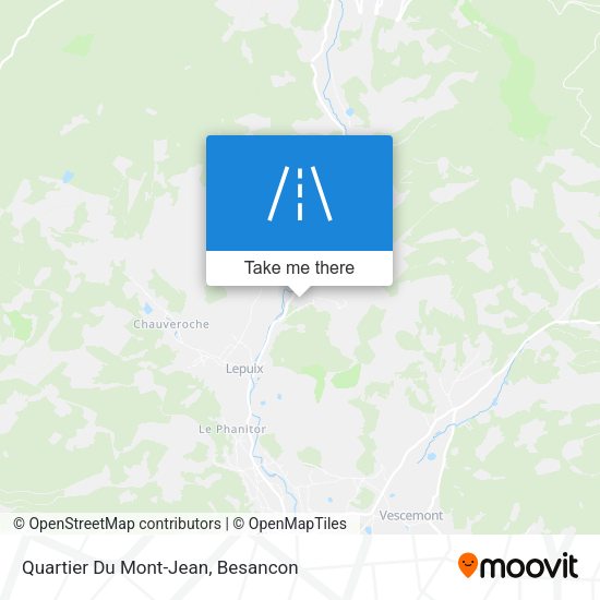 Quartier Du Mont-Jean map