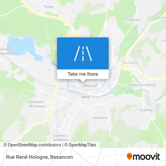 Rue René Hologne map