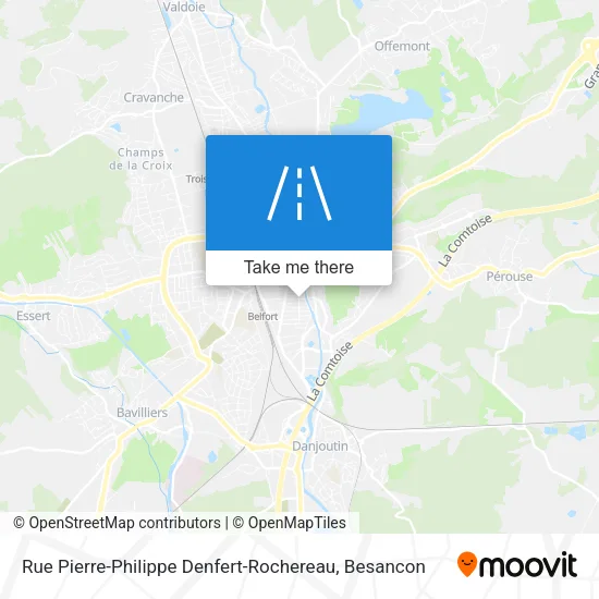 Rue Pierre-Philippe Denfert-Rochereau map