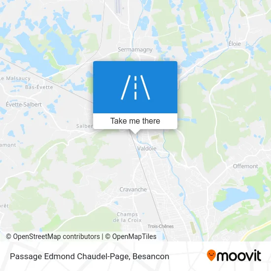 Passage Edmond Chaudel-Page map