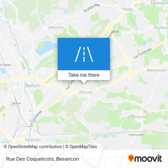 Rue Des Coquelicots map