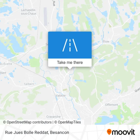 Rue Jues Bolle Reddat map