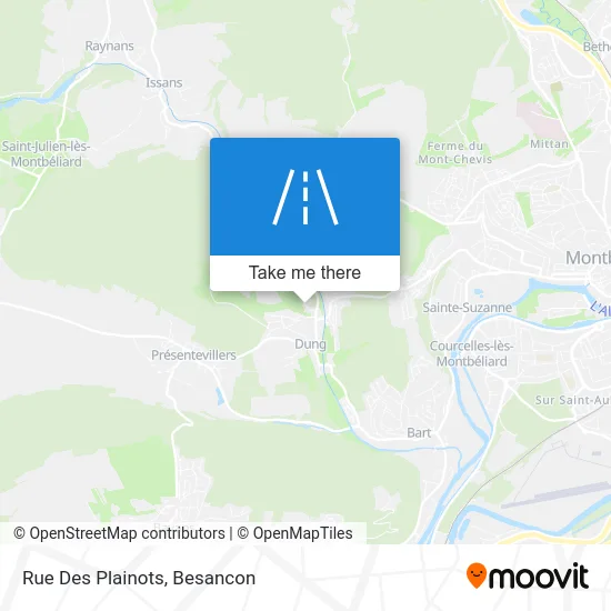 Rue Des Plainots map