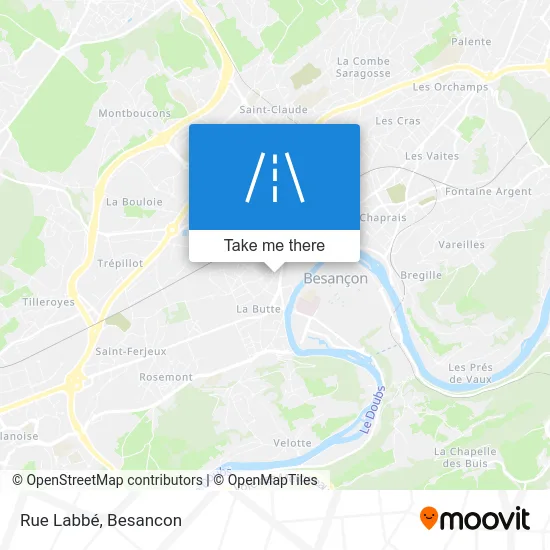 Rue Labbé map