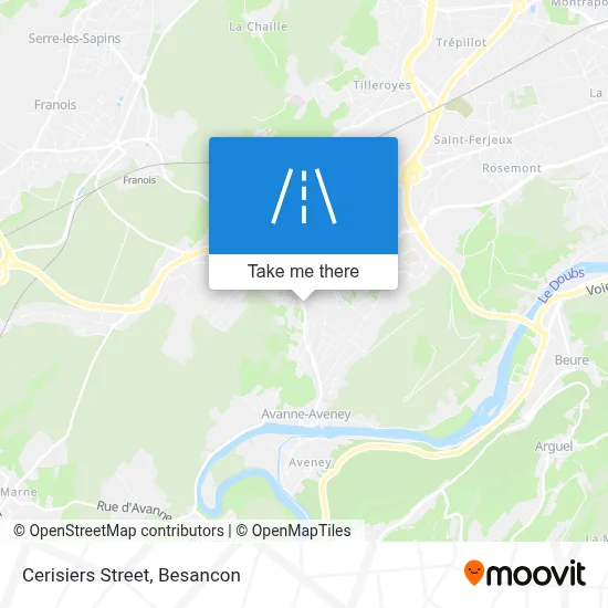 Rue Des Cerisiers map