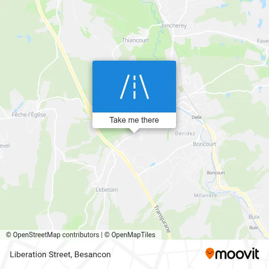 Rue De La Libération map