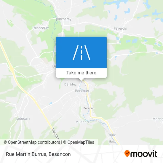 Rue Martin Burrus map