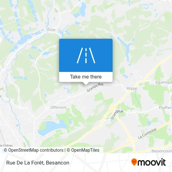 Rue De La Forêt map