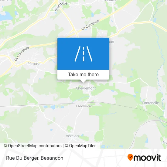 Rue Du Berger map