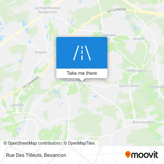 Rue Des Tilleuls map