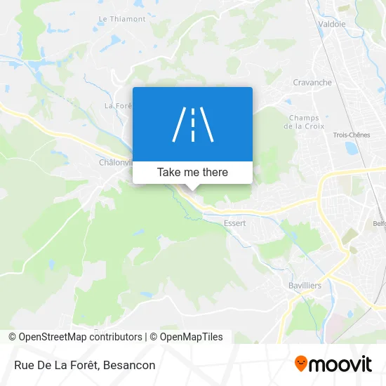 Rue De La Forêt map