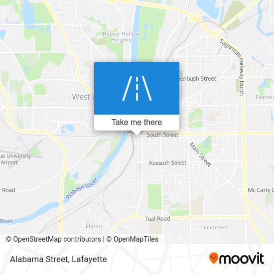 Mapa de Alabama Street