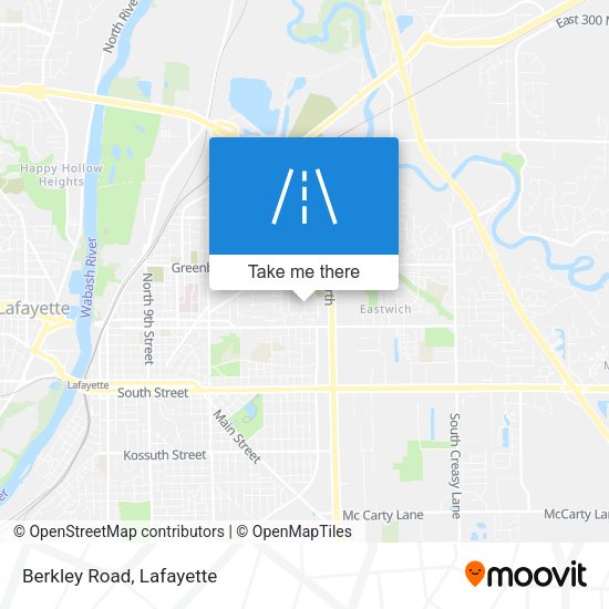 Mapa de Berkley Road