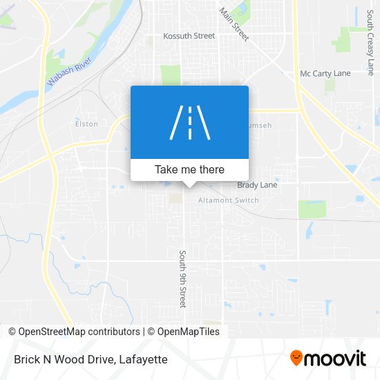 Mapa de Brick N Wood Drive