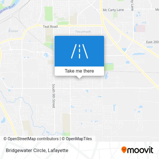 Mapa de Bridgewater Circle