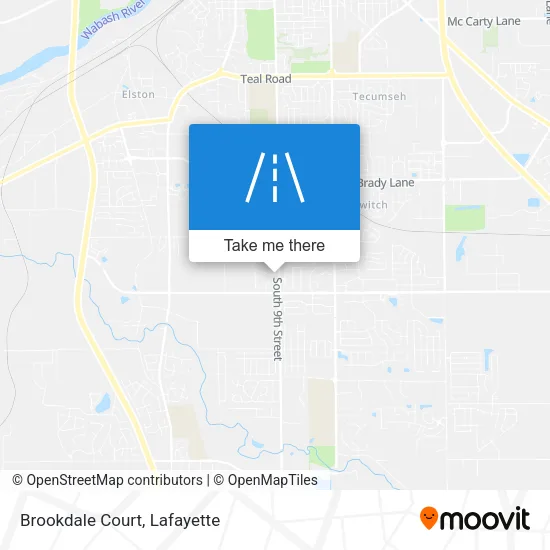 Brookdale Court map