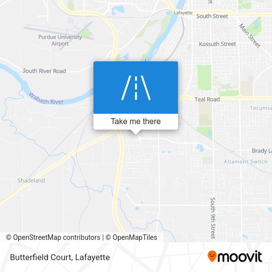 Butterfield Court map
