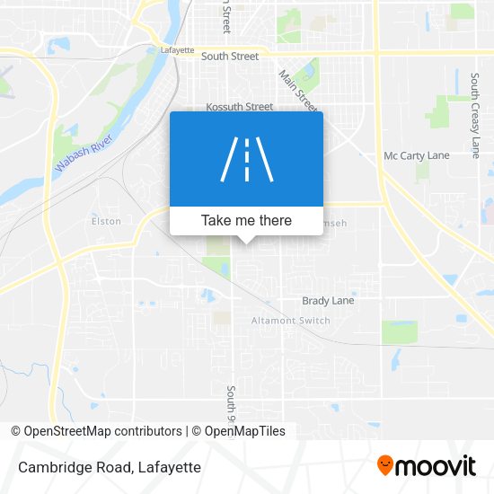 Mapa de Cambridge Road