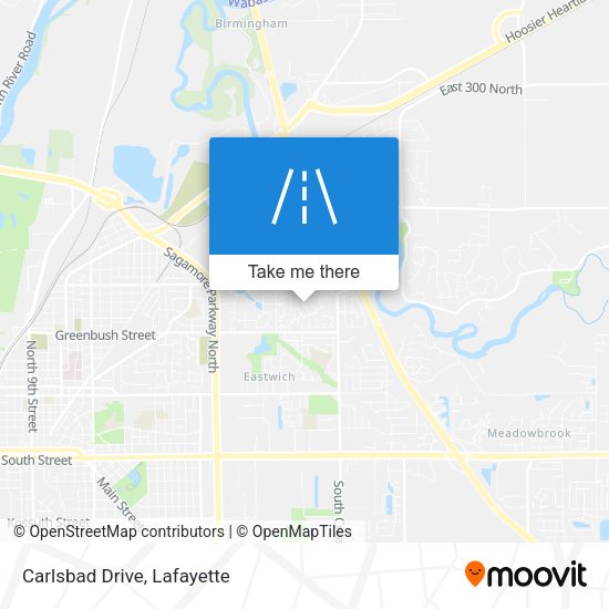 Mapa de Carlsbad Drive