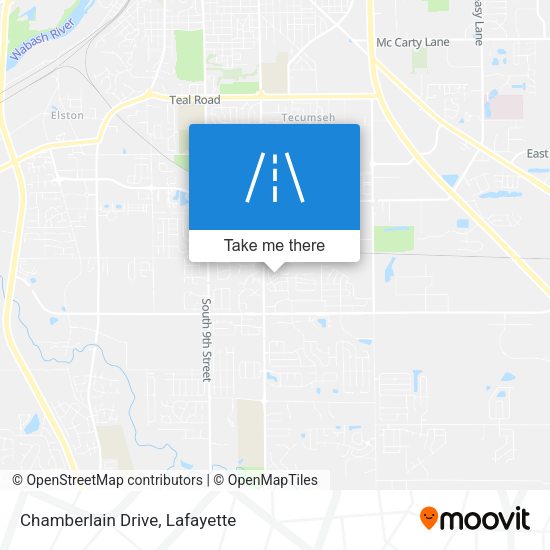 Mapa de Chamberlain Drive