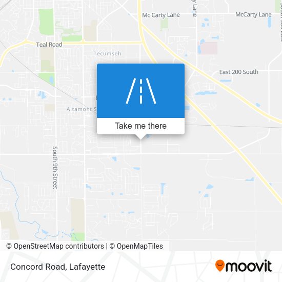 Concord Road map