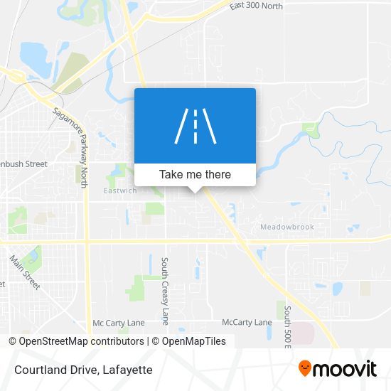Courtland Drive map