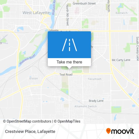 Mapa de Crestview Place