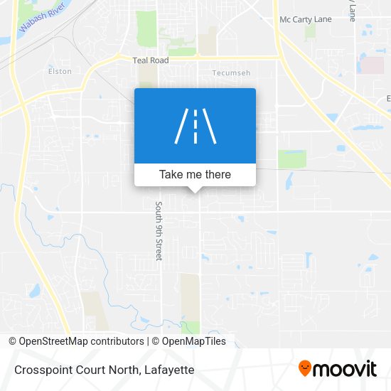Crosspoint Court North map