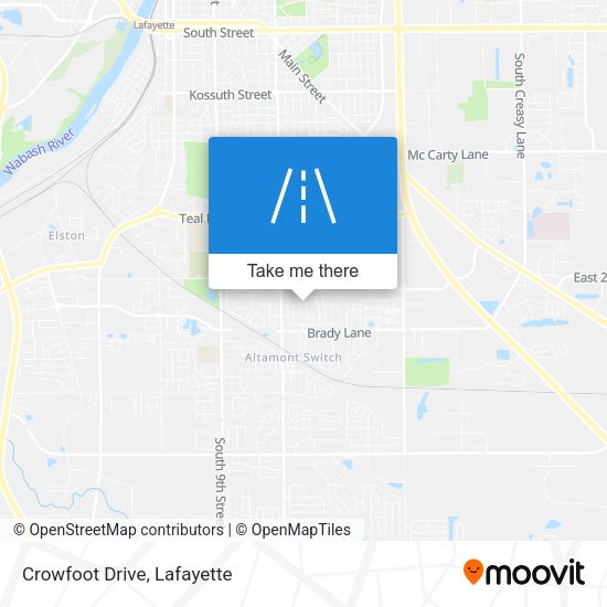 Mapa de Crowfoot Drive