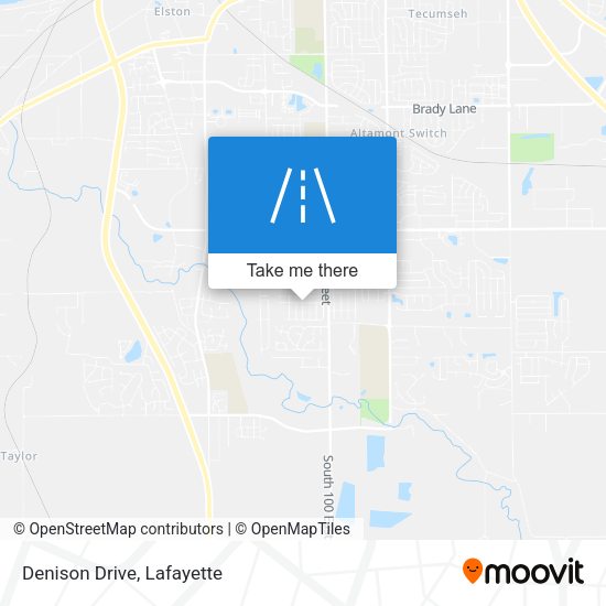 Mapa de Denison Drive