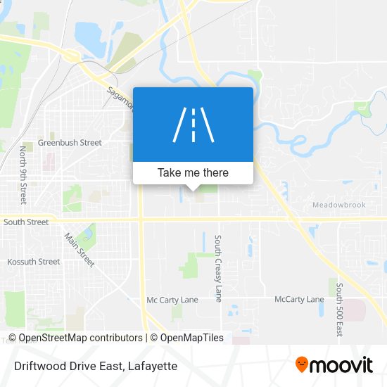 Driftwood Drive East map