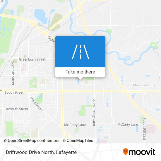 Driftwood Drive North map