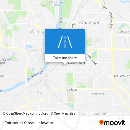 Fairmount Street map