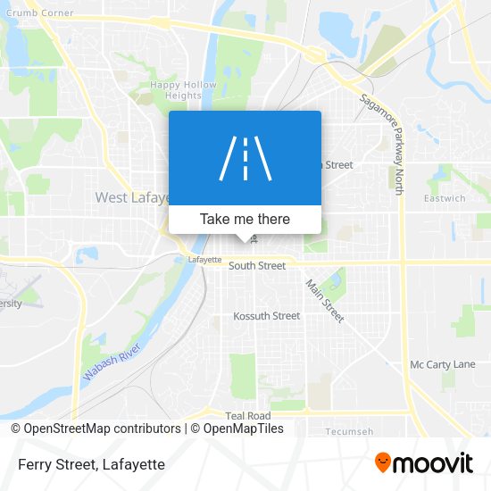 Mapa de Ferry Street