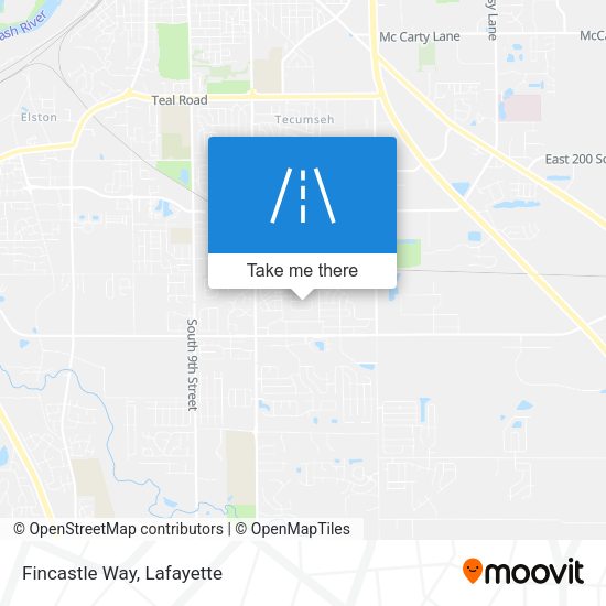 Mapa de Fincastle Way