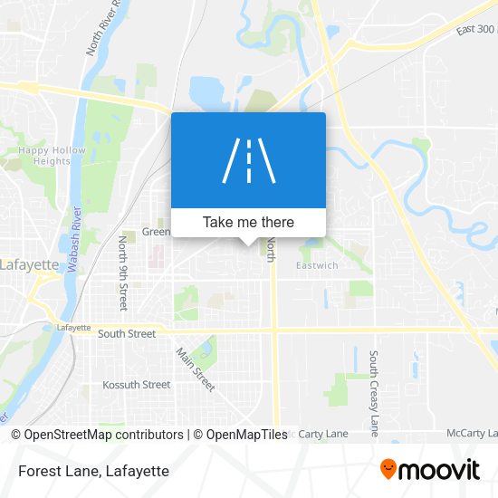Mapa de Forest Lane