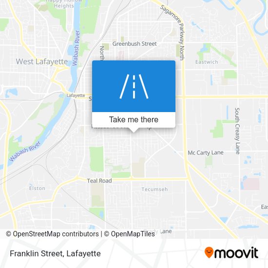 Mapa de Franklin Street