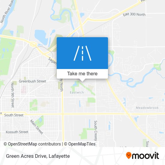 Green Acres Drive map