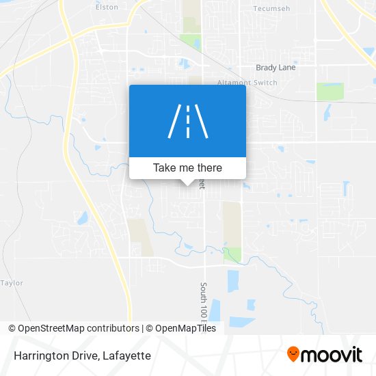 Harrington Drive map
