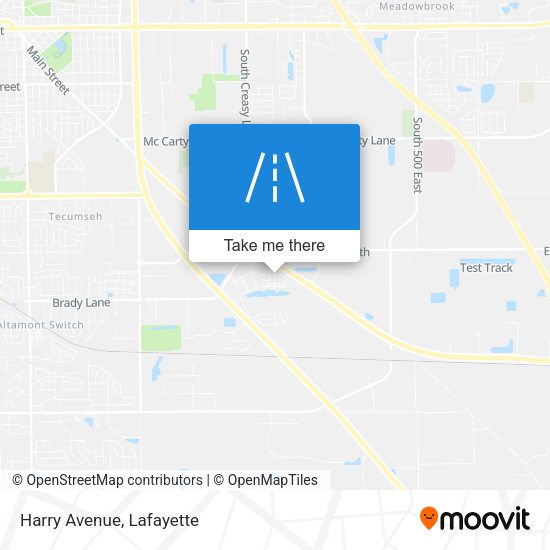 Mapa de Harry Avenue