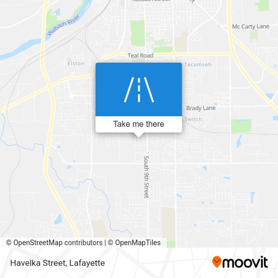 Mapa de Havelka Street