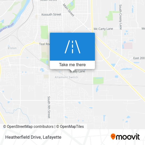 Heatherfield Drive map