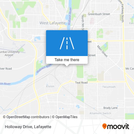 Mapa de Holloway Drive