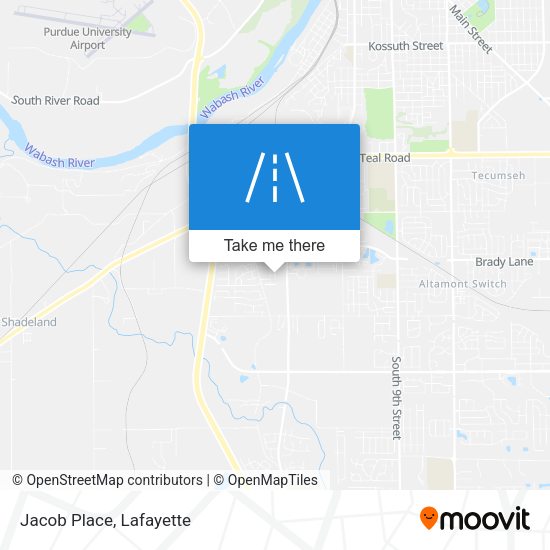 Mapa de Jacob Place