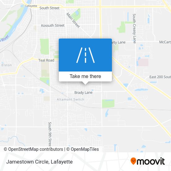 Mapa de Jamestown Circle