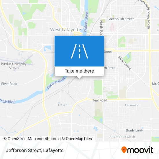 Jefferson Street map
