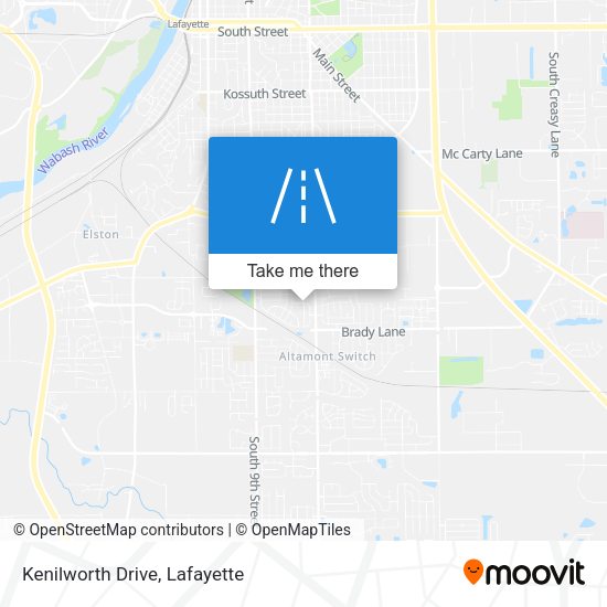 Kenilworth Drive map