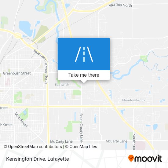 Kensington Drive map