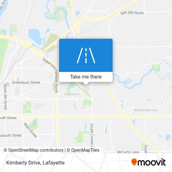 Mapa de Kimberly Drive